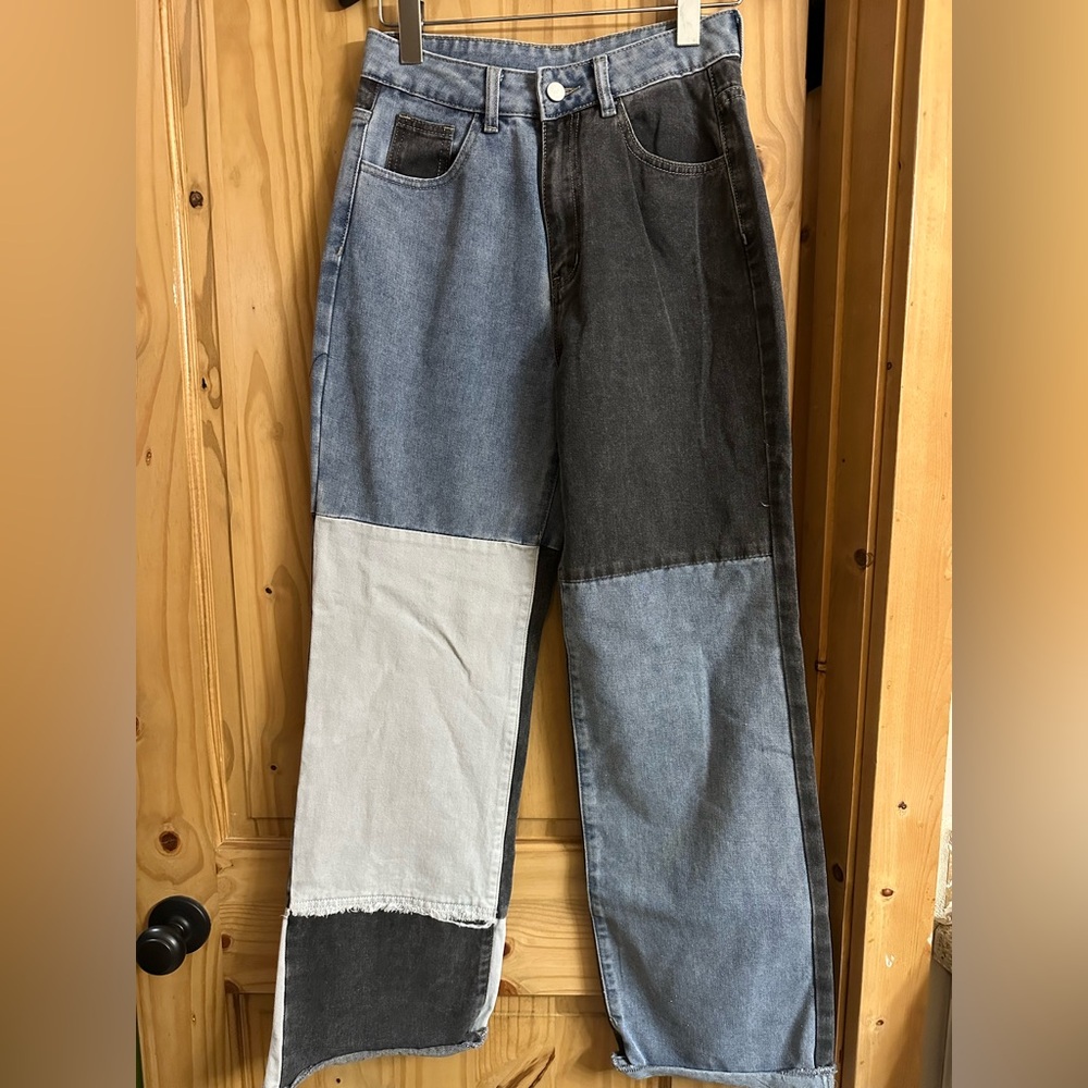 Patchwork Straightleg Jeans - image 2